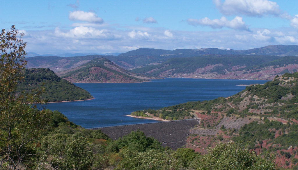 Le barrage et le lac du Salagou @ L. Charpentier