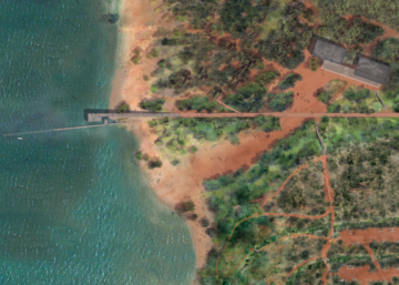 Projet de ponton requalification des berges du Salagou coté Clermont l'Hérault