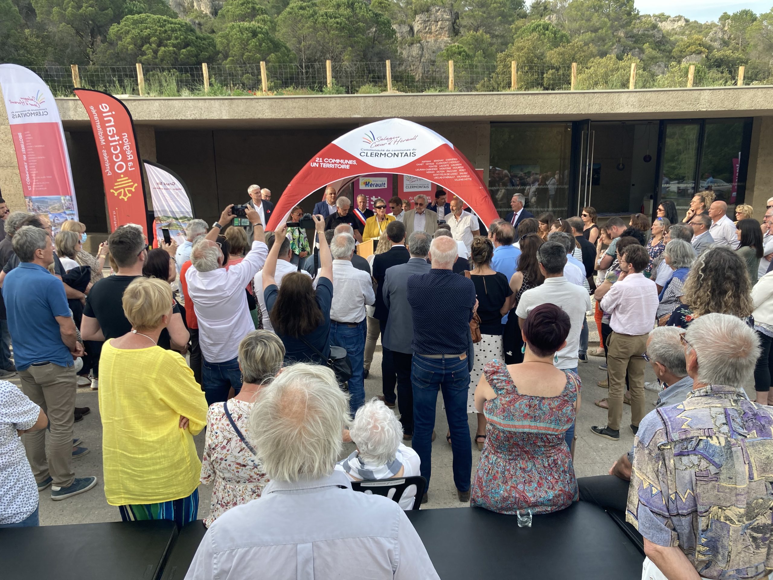 inauguration maison de site Mourèze mai 2022